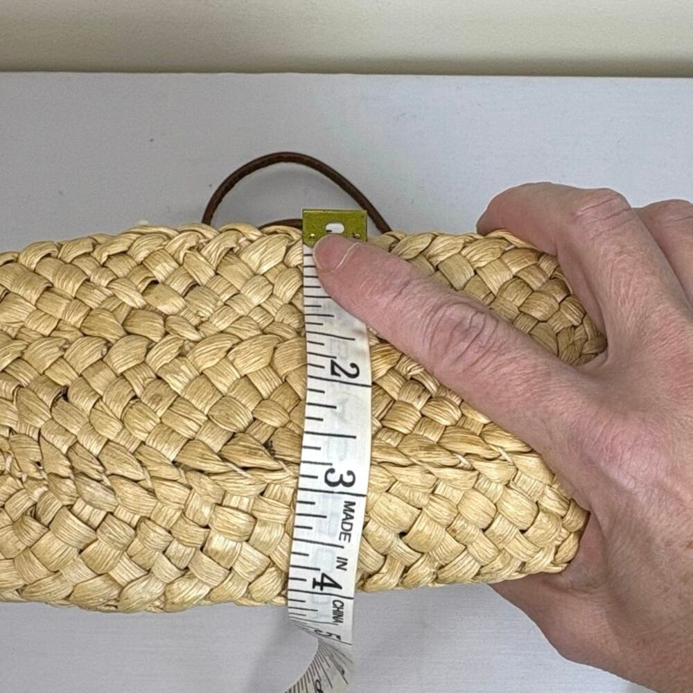 Xhilaration Straw Mini Tote Bag - Picture 10 of 11